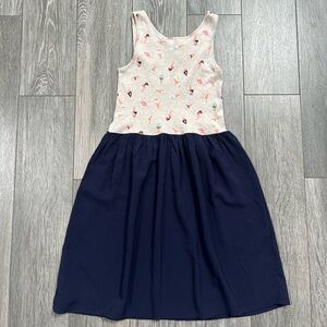 Gap Kids Girls SZ 12 XL Ice Cream Print Tank Summer Dress